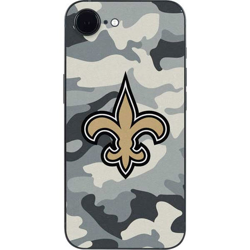 NFL New Orleans Saints Camo iPhone 16e Skin